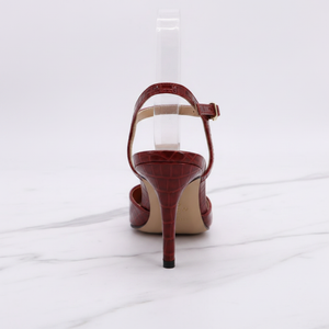 Red Croc Slingback – Back