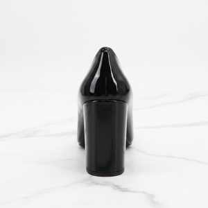 Black Patent Pump – Back