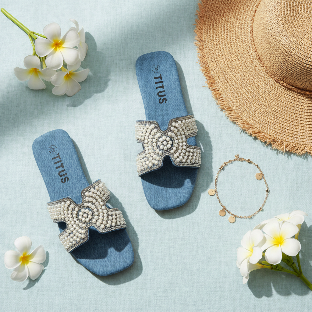 Flat Lay Resort Blue Denim