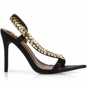 Tehila Gold Chain Stiletto Heel