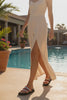 Tolu Gold Clover Charm Slide Sandals – Women's Flat Slip-On