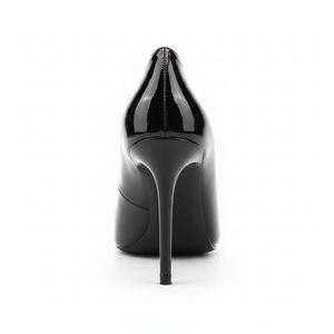 Classic Pointed-Toe Pump – Black Patent Leather Stiletto