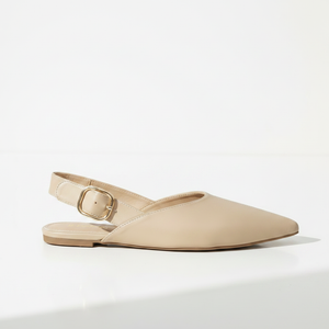 Yolanda Beige Slingback - Side Profile Hero