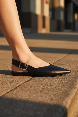 Yolanda Black Slingback — Urban Lifestyle